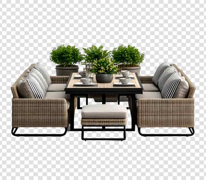 rattan garden furniture
